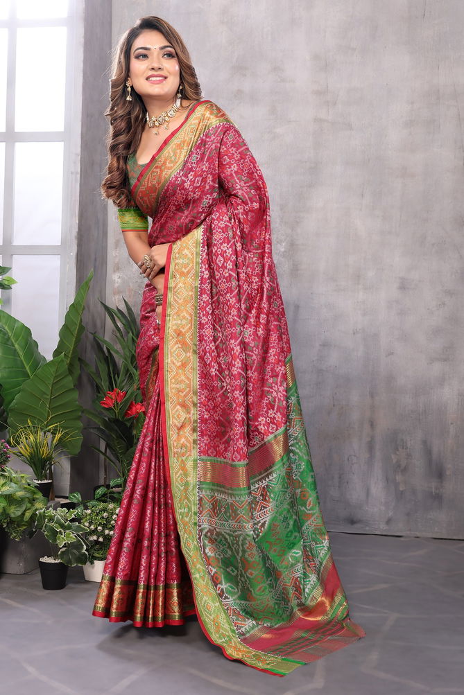 SRC Radha Rani Soft Weaving Patola Wedding Sarees Wholesale Price In Surat